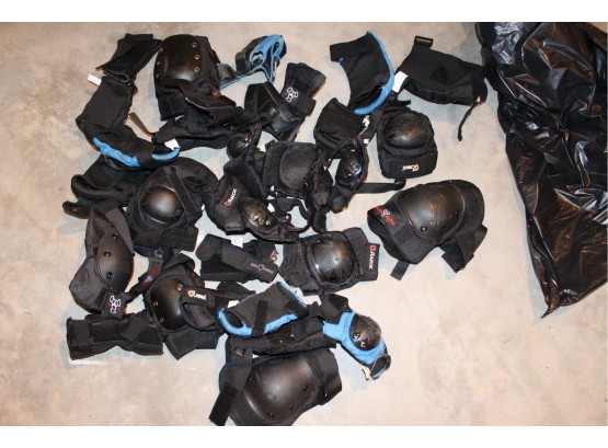 Bag Full Of Knee Elbow And Wrist Guards