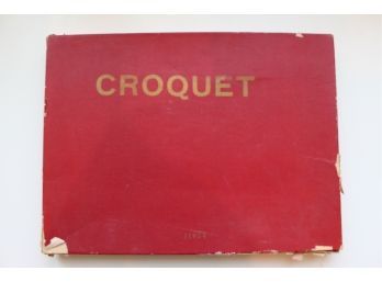 Vintage Indoor Miniature Croquet