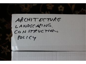 Architecture. Landscaping, Construction, Policy Books
