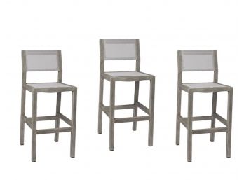 Portside Outdoor Bar Stools Set Of 3 West Elm 2 Of 2 Retail $399. Each
