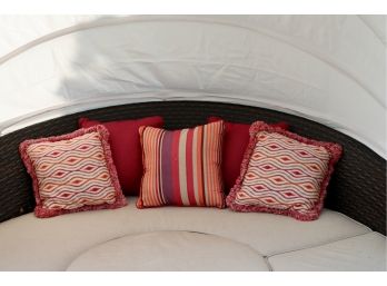 Sunbrella Vibrant Patio Furniture Pillows Set Of 5