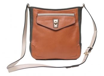 Marc Jacobs Cross Body Pebbled Tan Leather Handbag