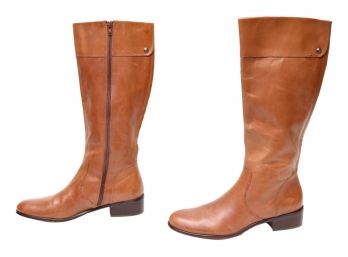 Corso Como Tan Leather Boots Size 10