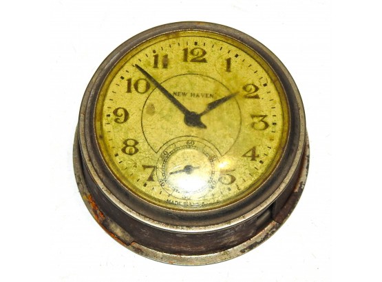 Old New Haven Traveling Alarm Clock
