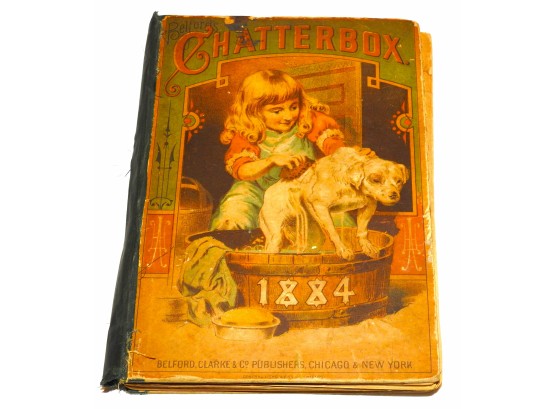 Circa 1884 Hardcover Belfords Chatterbook Book