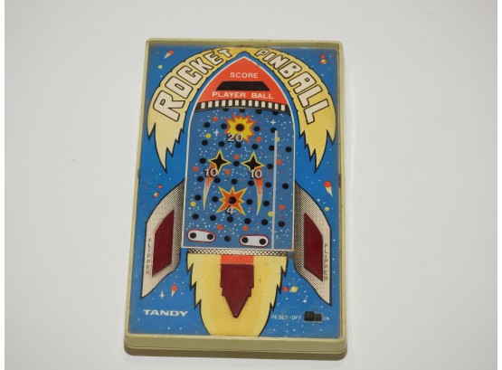 Vintage Tandy Hand Held Electronic Rocket Pinball Game