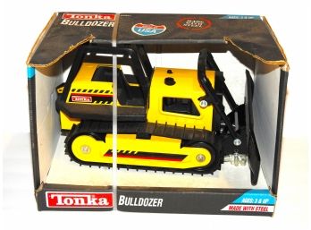 Vintage Steel Tonka Bulldozer Never Removed From Box