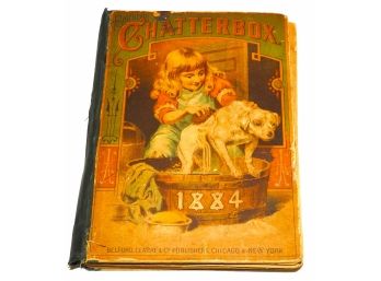 Circa 1884 Hardcover Belfords Chatterbook Book