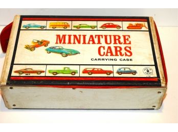 Large Old Mattel Diecast Car Toy Carrier With Cars