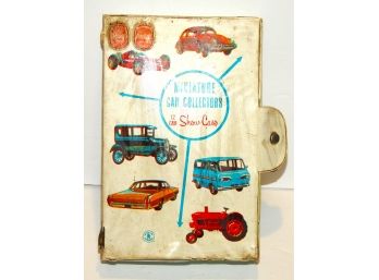 Old Mattel Diecast Car Toy Case With Cars