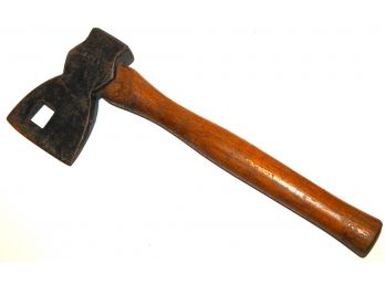 Old Bell Systems Notched Out Telephone Pole Hatchet Ax