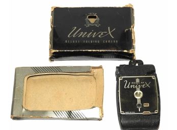 Old Univex Deluxe Folding Camera In Original Box