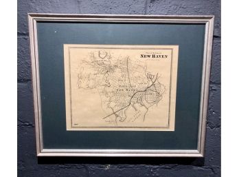 Framed Map Of New Haven