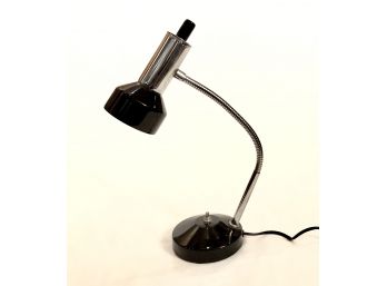 Mid Century Modern Chrome Gooseneck Desk Lamp
