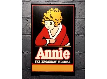 Vintage Annie Broadway Musical Silkscreen Poster