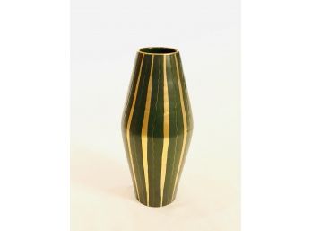 Mid Century Modern Ceramic Vase - Made In Italy