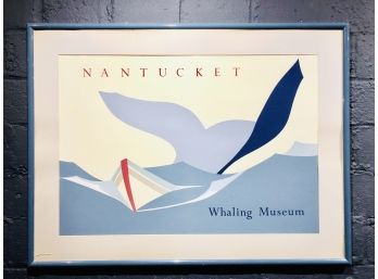 Nantucket Whaling Museum Serigraph Poster By Kate Emlen