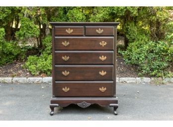 Antique Chippendale Style Chest Of Drawers