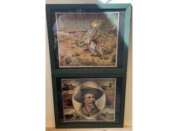 Two Framed Buffalo Bill Poster Prints