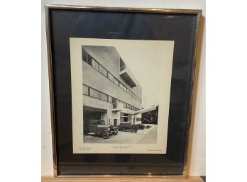 Framed Architectural Print 1929