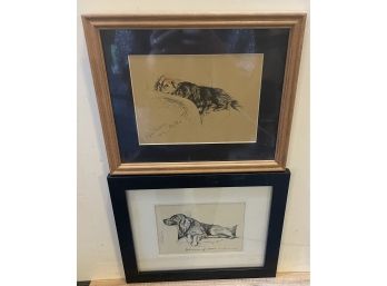 Two Framed Prints By Lucy Dawson-1938