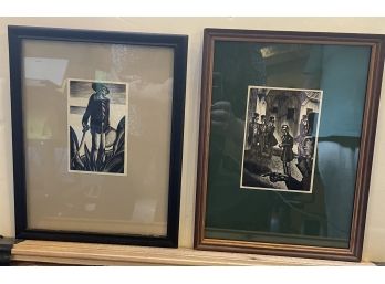 Two Framed Prints By Lynd Ward- 1930