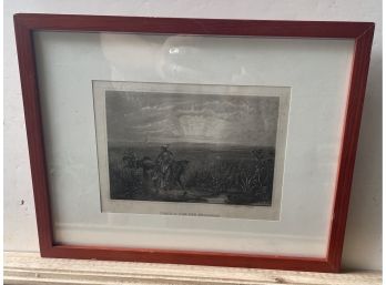 Framed Steel Engraving- 1840