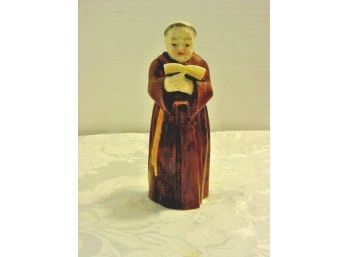 ROYAL WORCESTER- Bone China MONK Figurine 5 Inches
