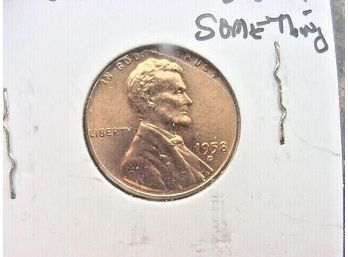 1958 D  Lincoln Cent         With   8 Over Something ?