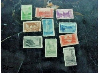 US Collector Stamps - Scott # 740 To 749 National Parks Issue