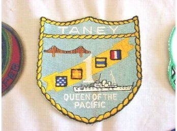VIETNAM WAR PATCH, US COAST GUARD USCGC TANEY WHEC-37 'QUEEN OF THE PACIFIC