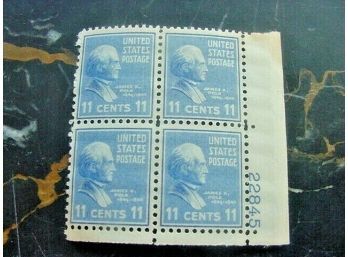 Scott 816 US Postage Stamp Plate Block, MNH