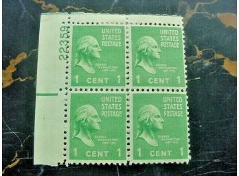 Scott 804 ~ US Postage Stamp Plate Block, HR