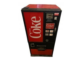 Vintage Coca Cola Coke Vending Machine With Key