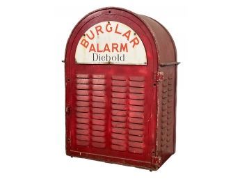 Rare Antique Diebold Bank Burglar Alarm Box