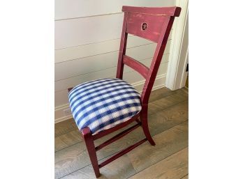 Rustic Red Chair