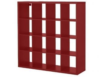 Ikea Kallax Red Storage Unit (4 X4)