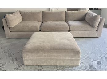 Lillian August Sectional And Ottoman
