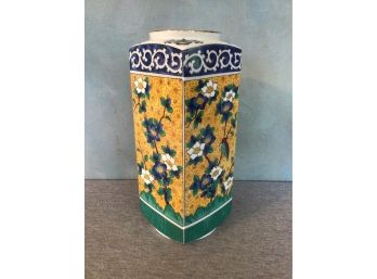 Kutani Hand Decorated Vase