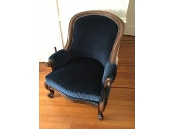 Early Blue Cushioned Arm Chair  #2