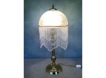 Chandelier Glass Shade Table Lamp