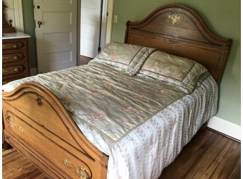 Antique Full Size Bed Frame  Beautiful !