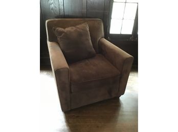 Brown Cushioned Arm Chair