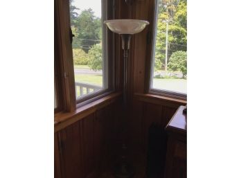 Glass Shade Floor Lamp