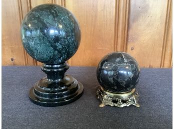 Large Marbles With Stands