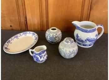 Blue And White Assorted Lot