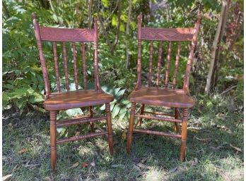 A Beautiful Pair Of Antique Chairs