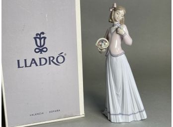 Lladro 1996 Innocence In Bloom Figurine In Original Box