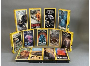 Thirteen National Geographic VHS Tapes
