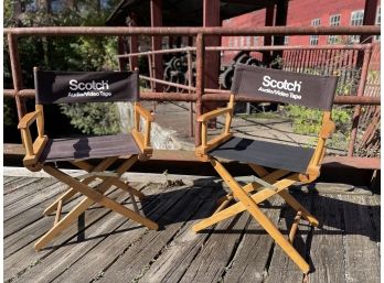 A Great Pair Of Scotch Director Chairs
